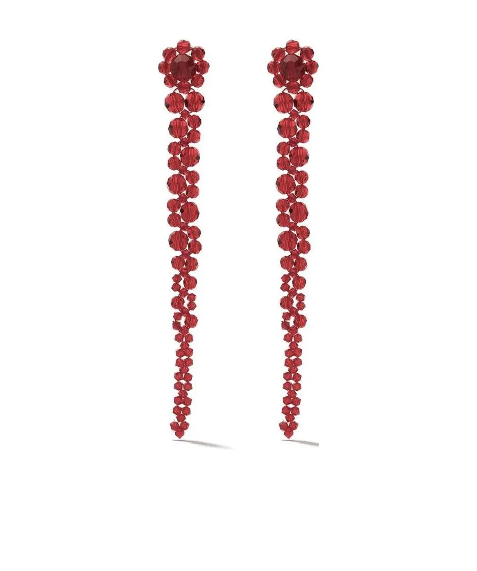 Drip Crystal Drop Earrings