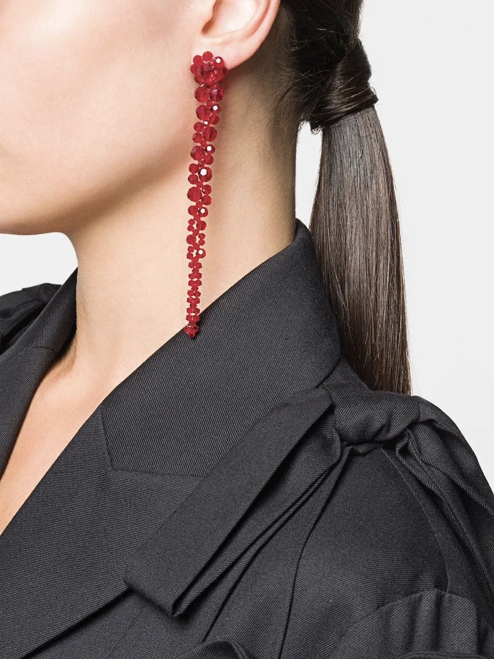 Drip Crystal Drop Earrings