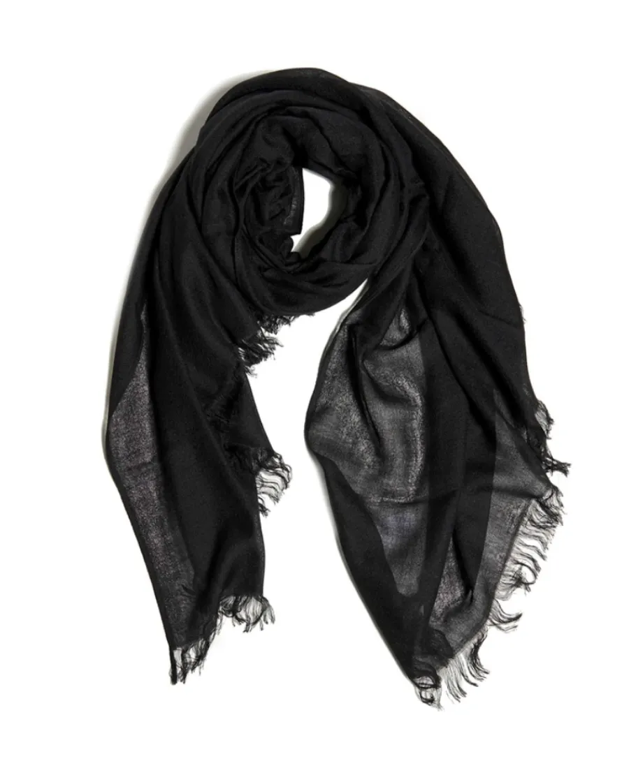 Fringed-Hem Scarf