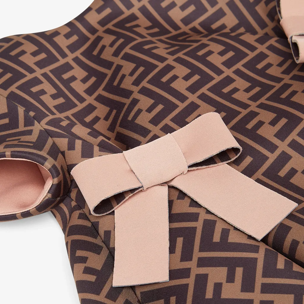 Fendi Kids Ff All-Over Printed Dress
