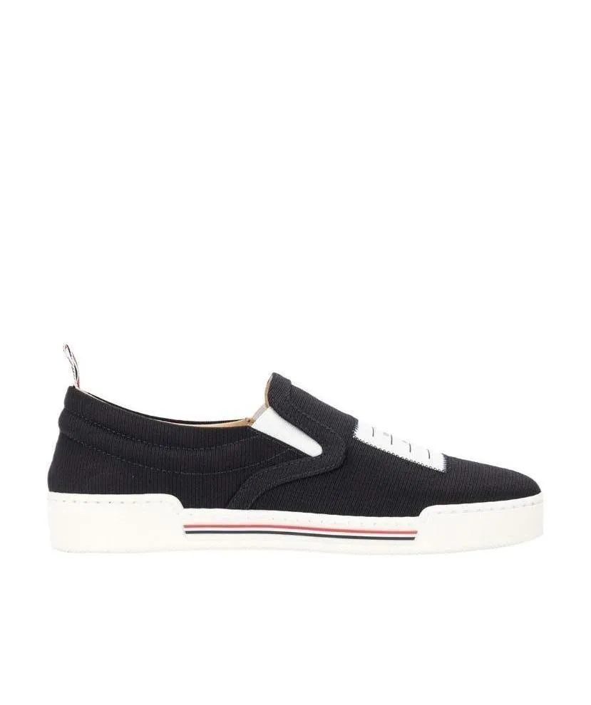 Logo-Patch Slip-On Sneakers