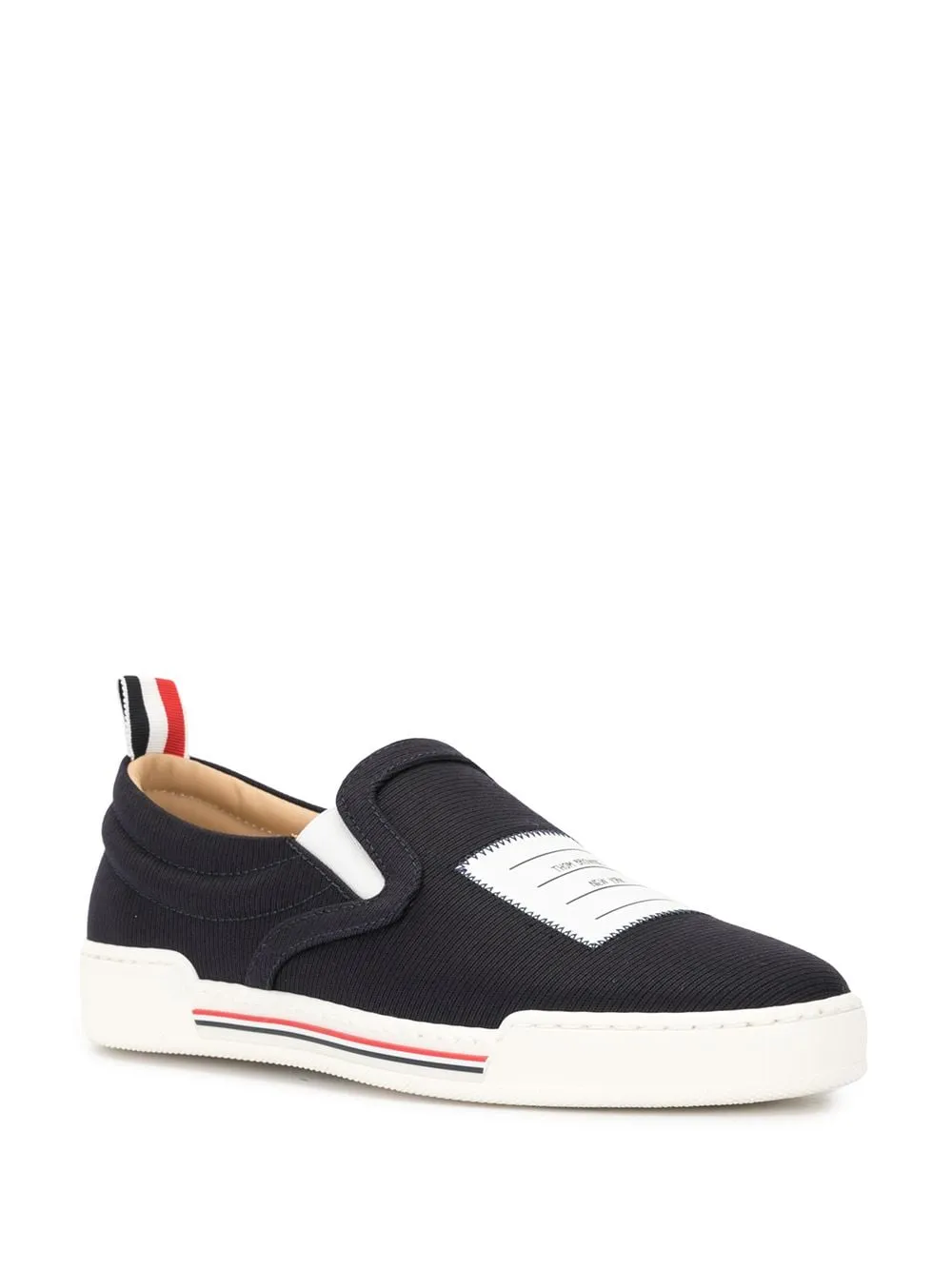 Logo-Patch Slip-On Sneakers