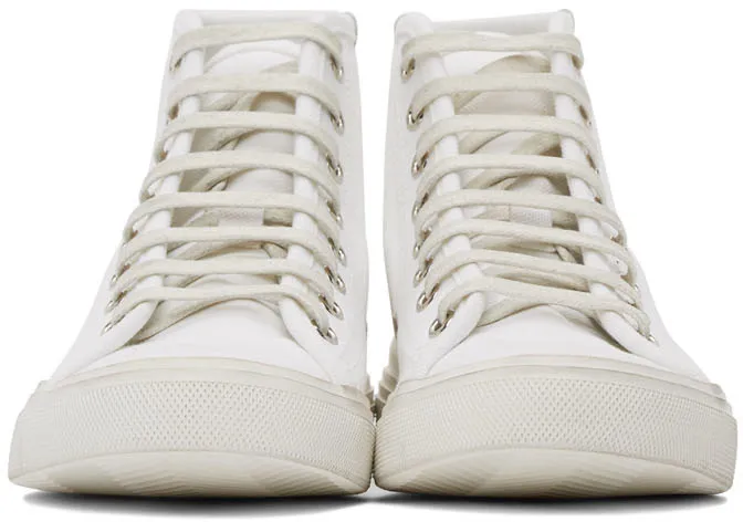 Saint Laurent Malibu Mid-Top Sneakers