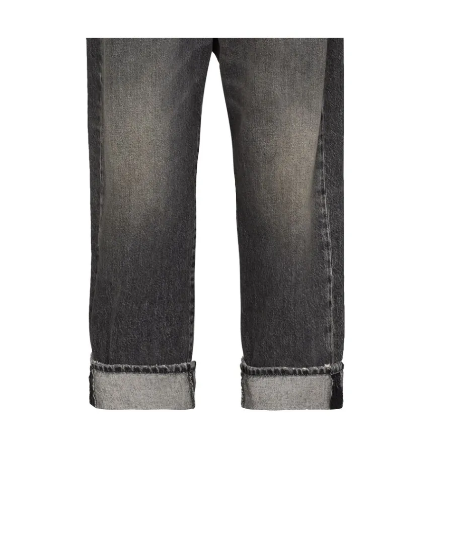 R13 Crossover Cropped Jeans