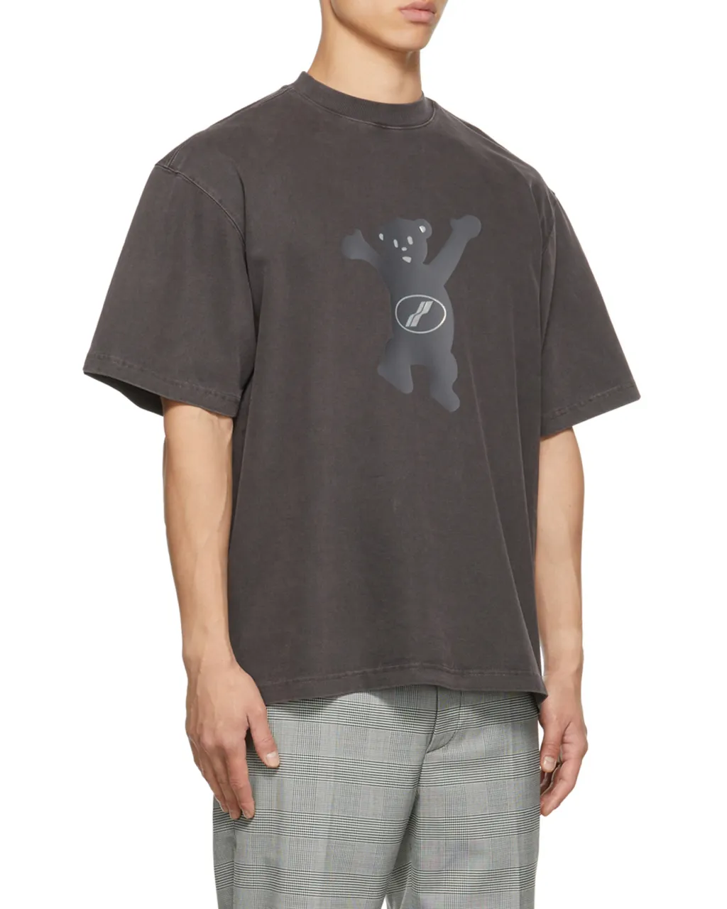 We11Done Teddy Print Crewneck T-Shirt