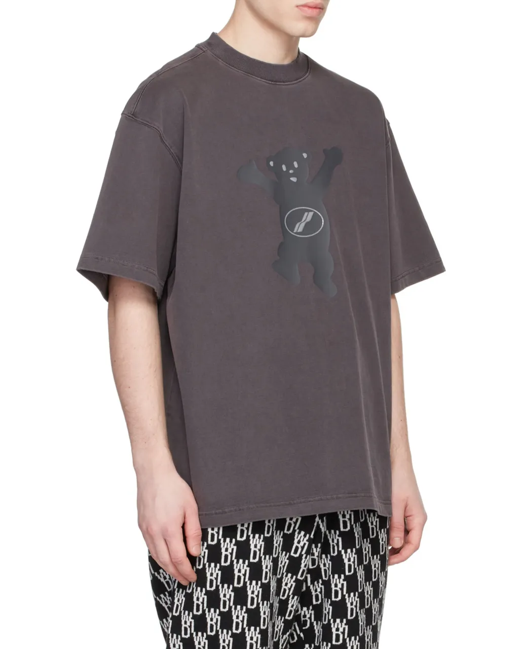 We11Done Teddy Print Crewneck T-Shirt