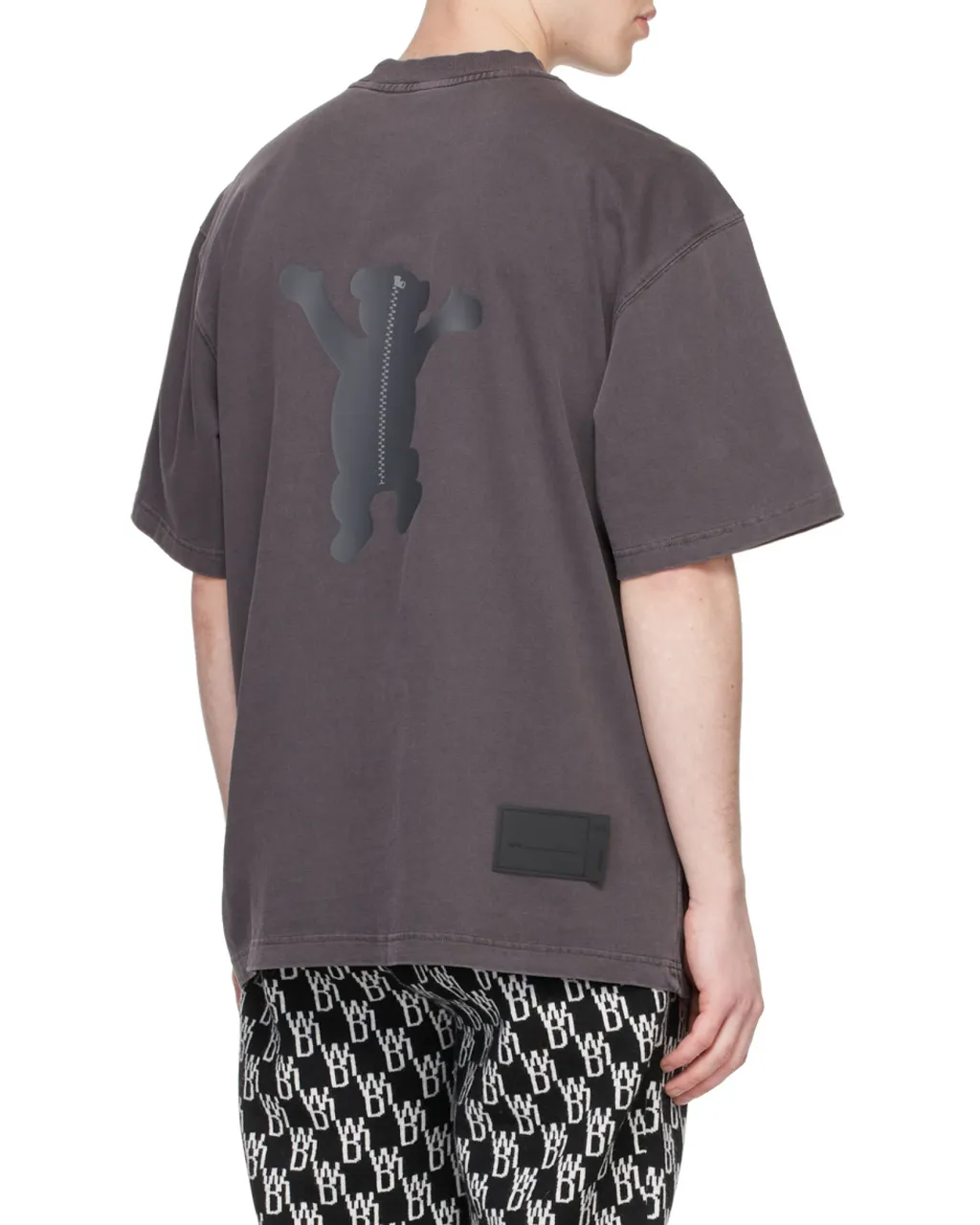 We11Done Teddy Print Crewneck T-Shirt