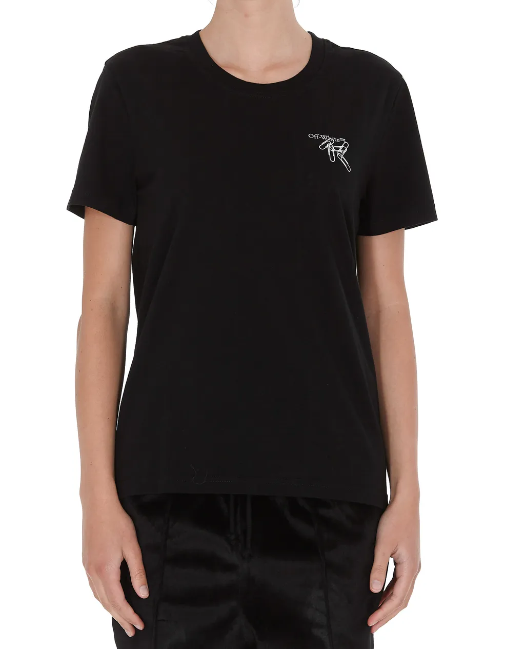 Paper Clip Arrows Motif T-Shirt