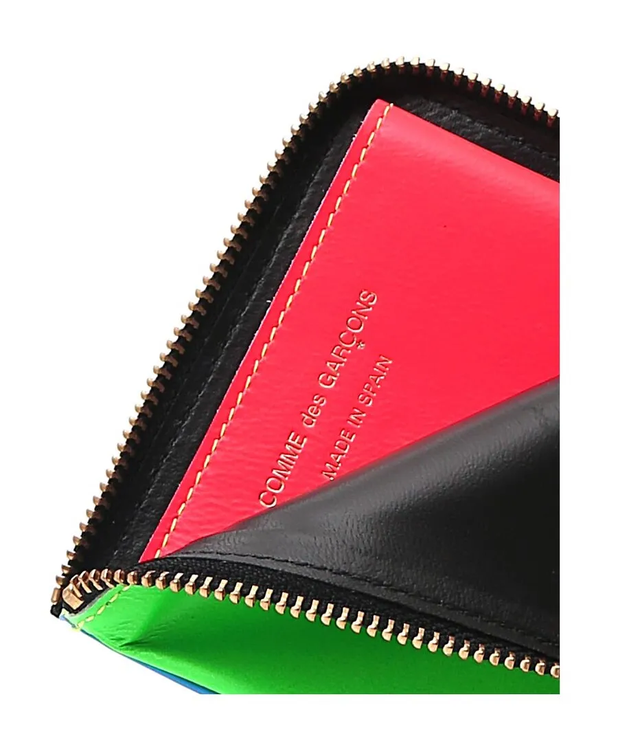 Comme Des GarÇOns Wallet Super Fluo Small Wallet