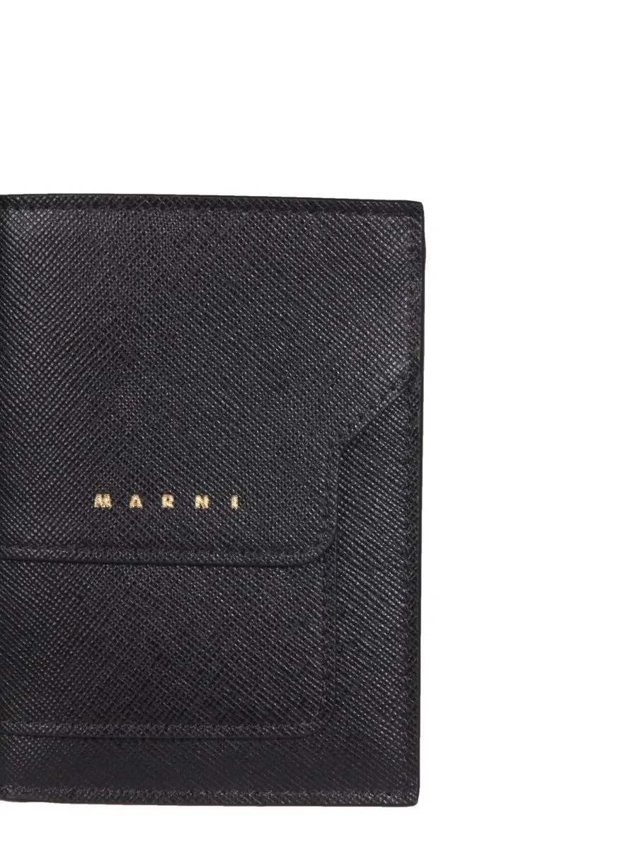 Marni Logo Printed Bi-Fold Wallet