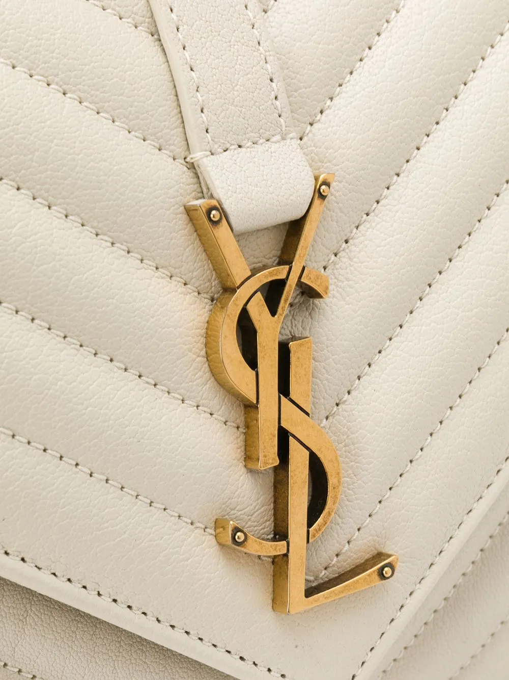 Saint Laurent College Quilted Medium Shoulder Bag
