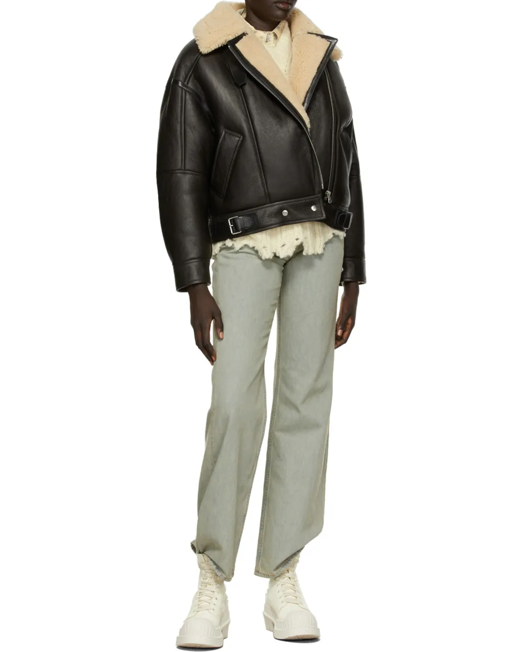 Acne Studios Double-Breasted Zipped Jacket
