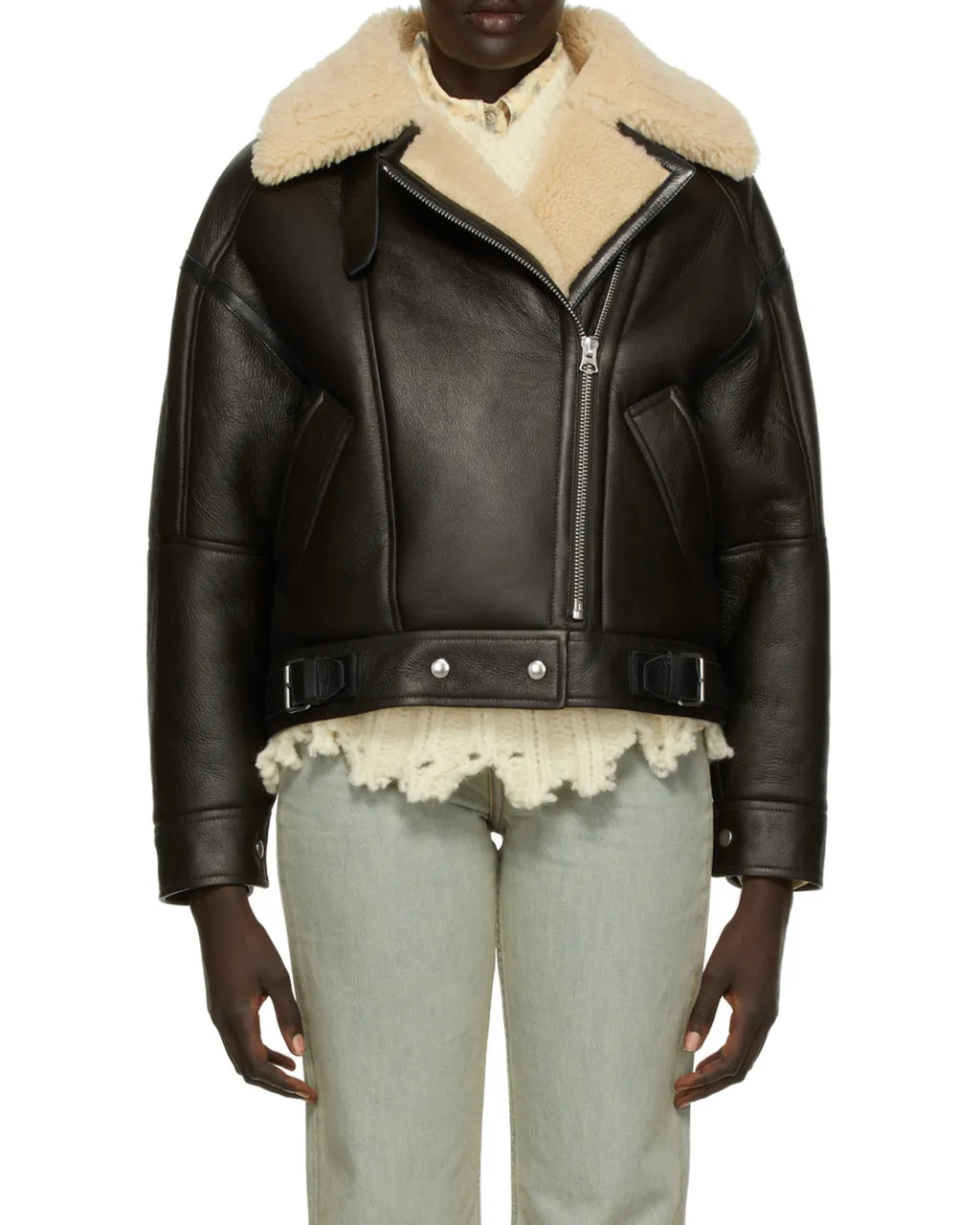 Acne Studios Double-Breasted Zipped Jacket