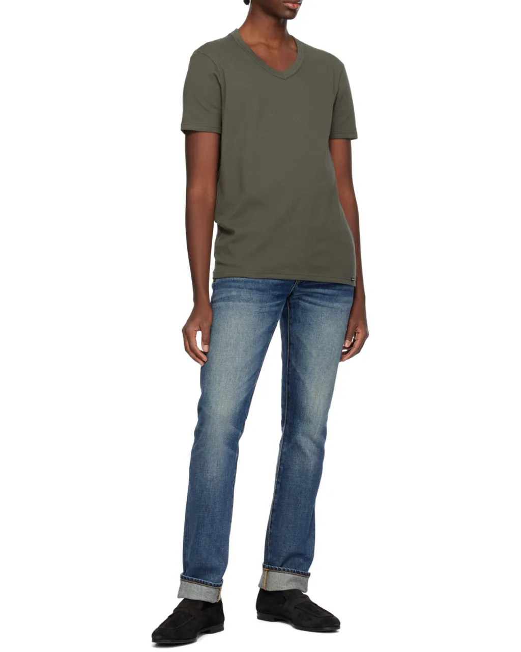 Tom Ford Jersey V-Neck T-Shirt