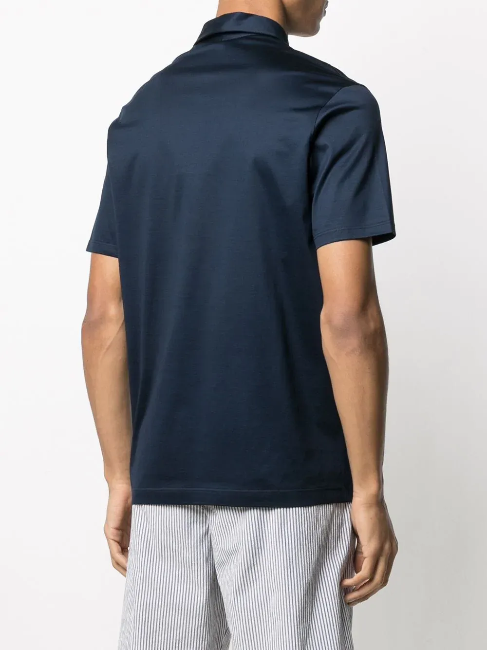 Logo-Patch Short-Sleeved Polo Shirt