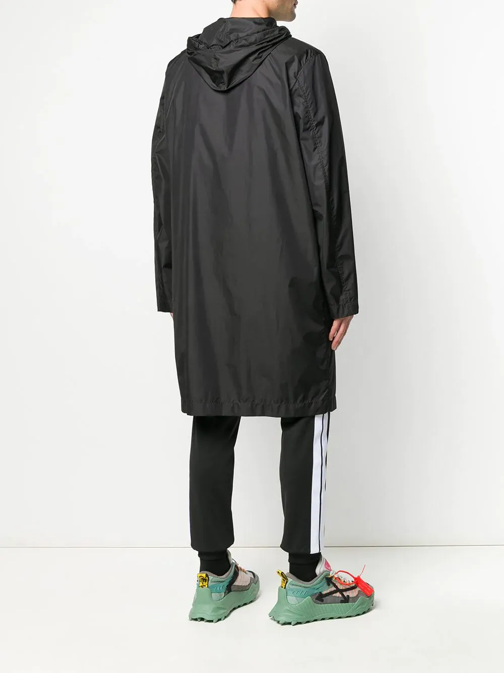 Mid-Length Zipped Raincoat