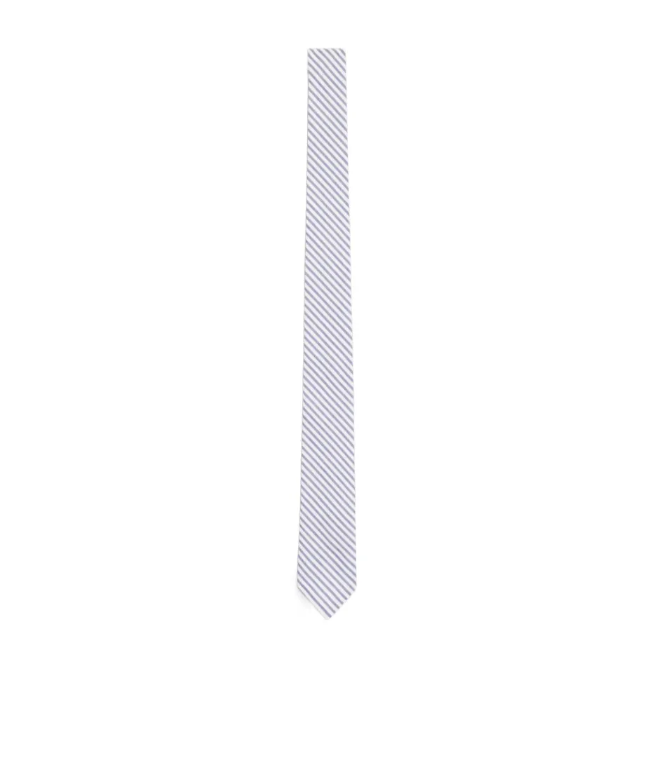 Striped Seersucker Tie
