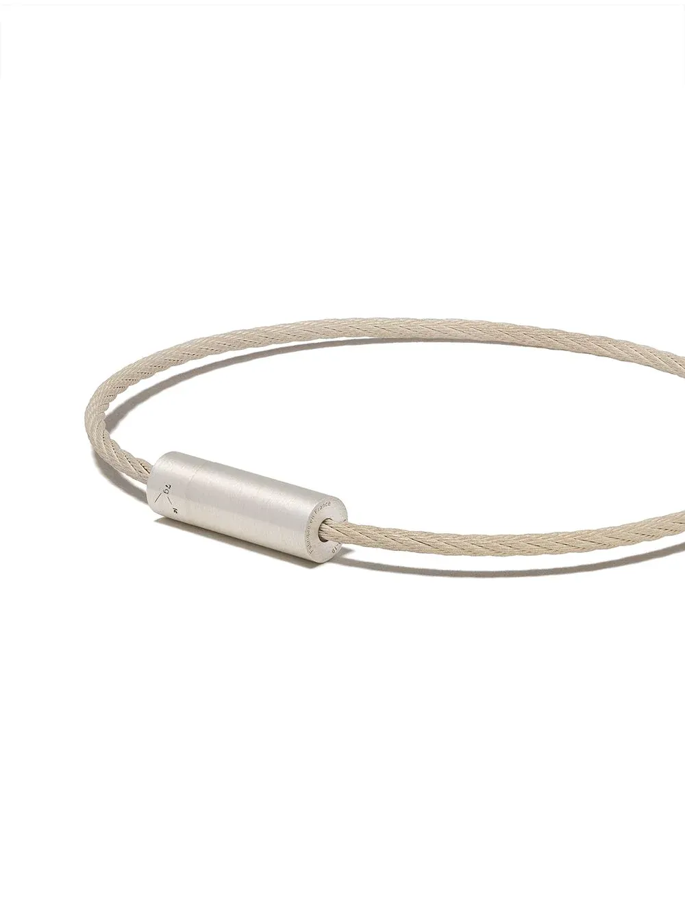 7G Brushed Sterling Silver Cable Bracelet
