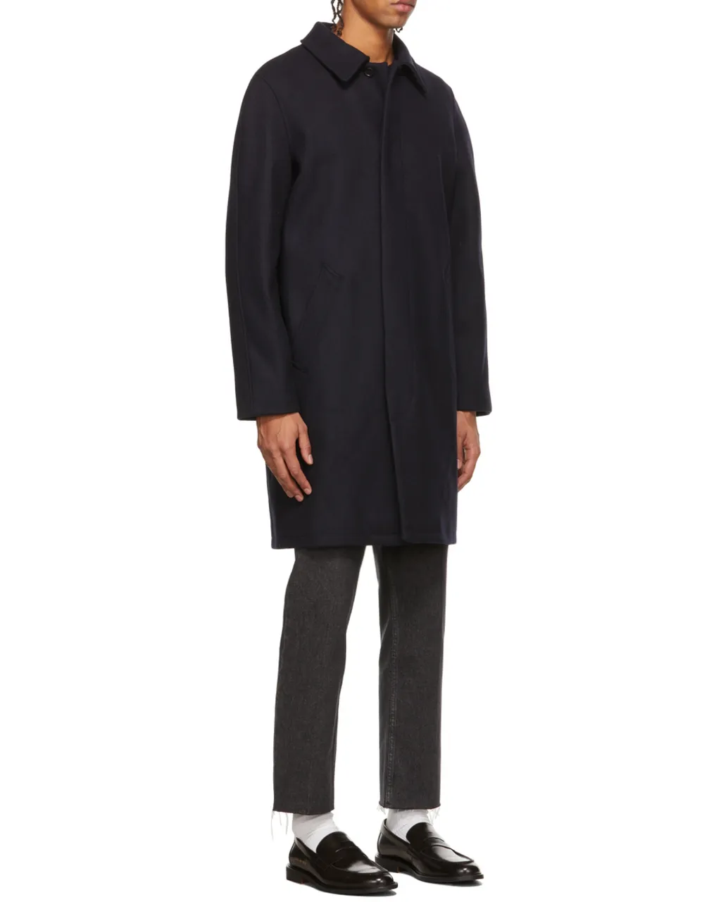 A.P.C. Boxy Single-Breasted Coat