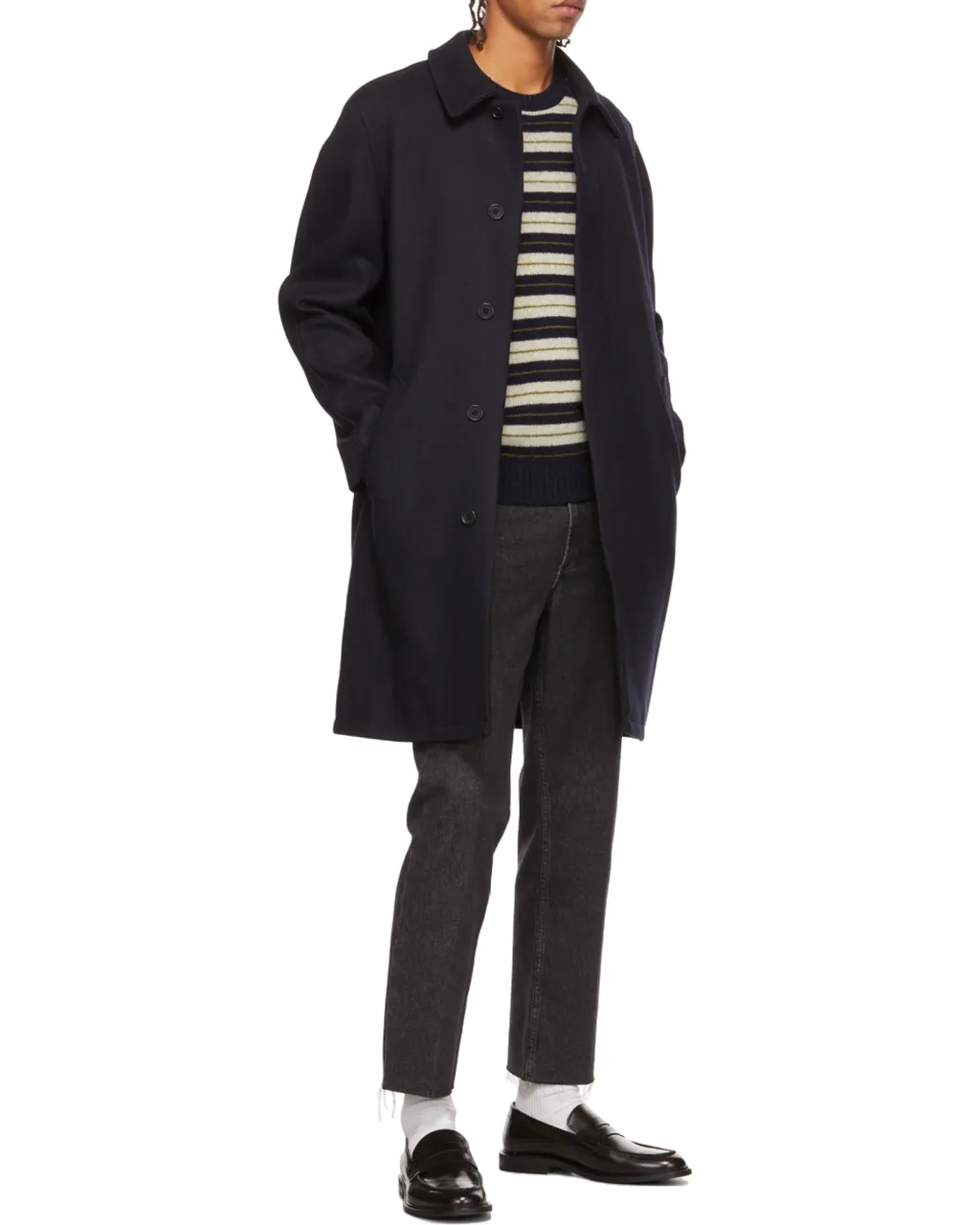 A.P.C. Boxy Single-Breasted Coat