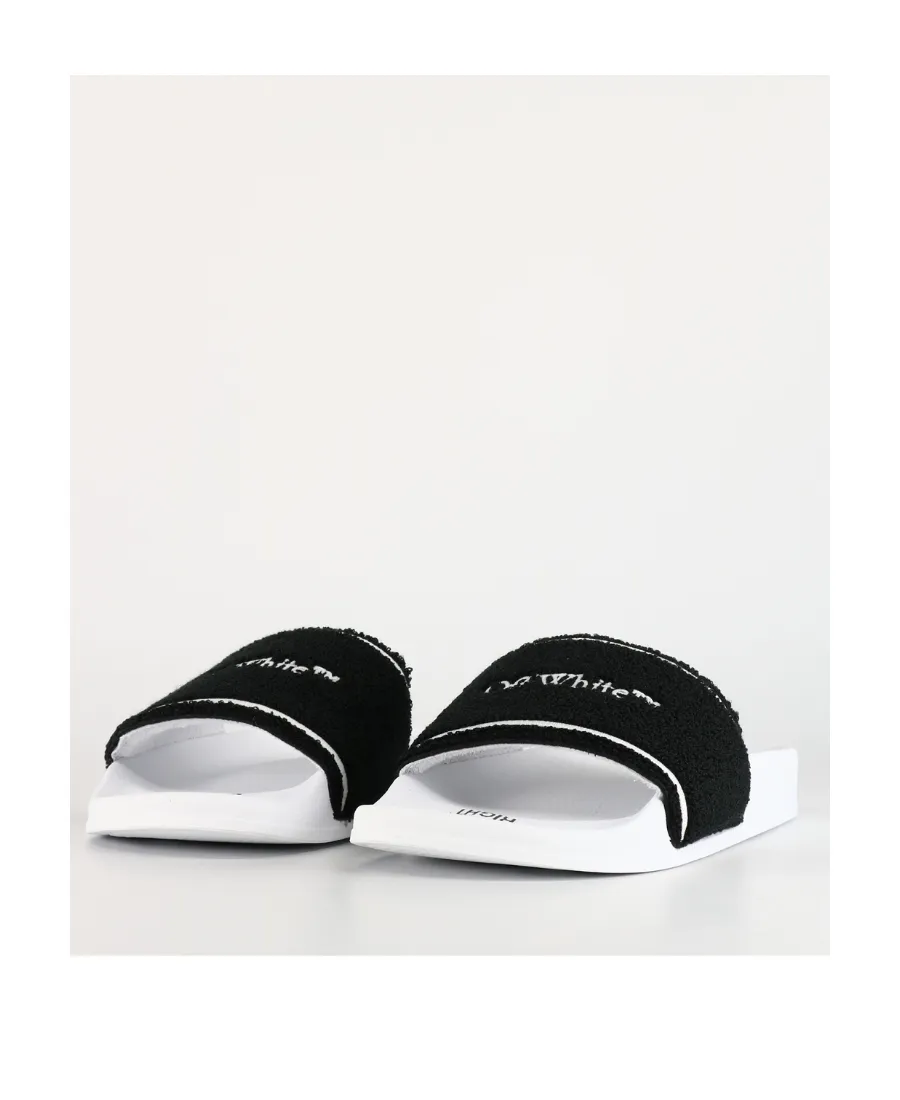 Logo-Embroidered Slides