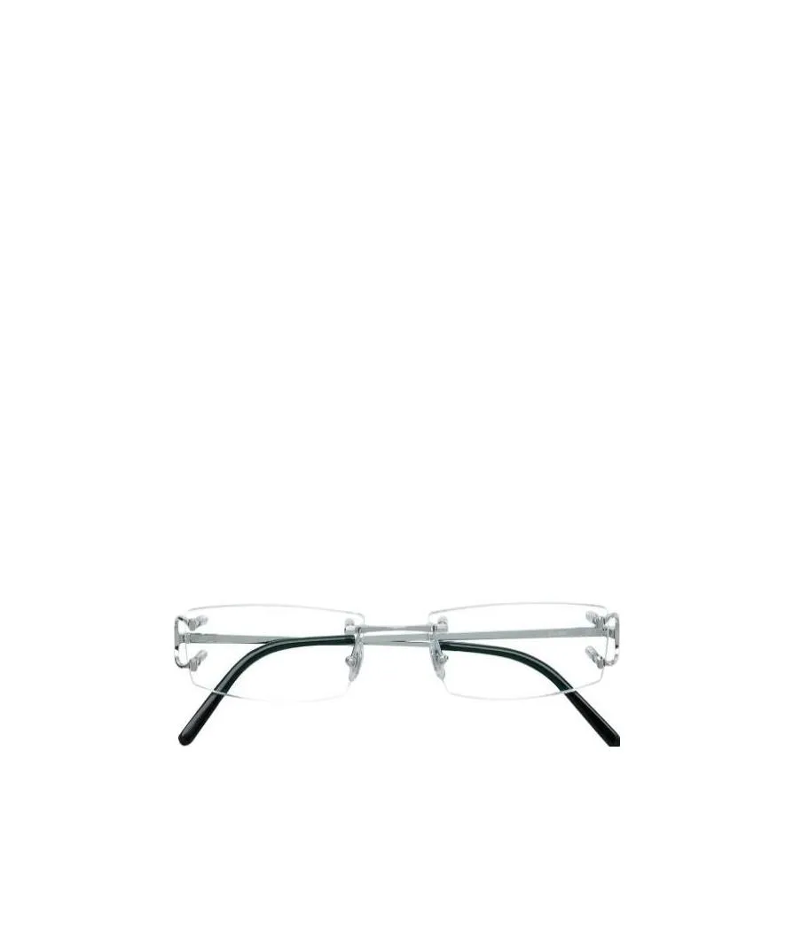 Cartier Rectangle Rimless Glasses