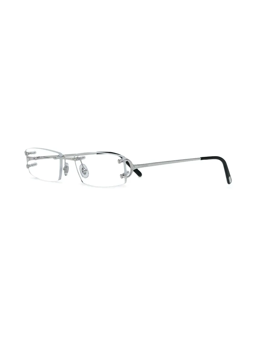 Cartier Rectangle Rimless Glasses