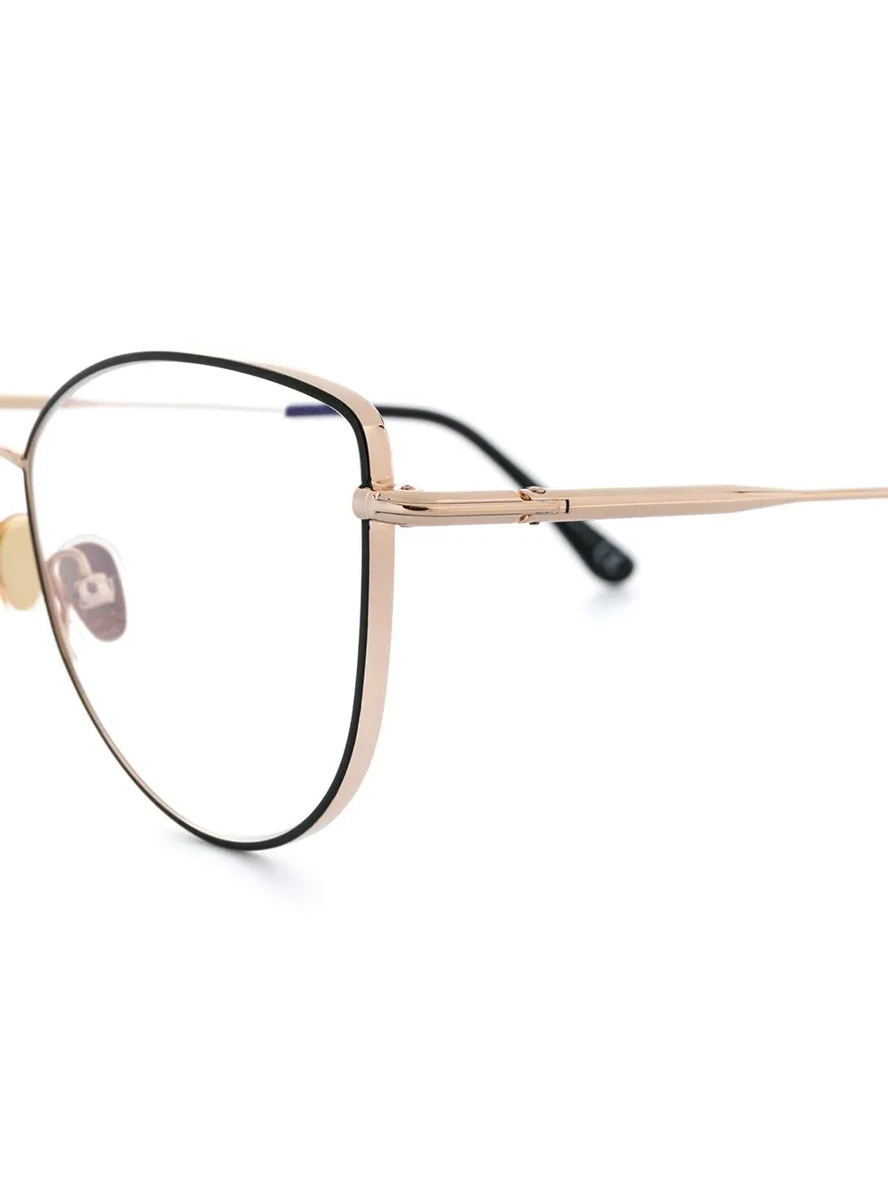Tom Ford Eyewear Soft Cat-Eye Frame Glasses