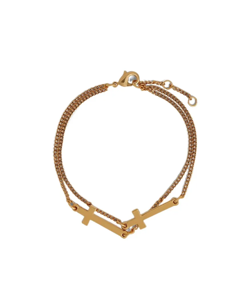Double Cross Bracelet