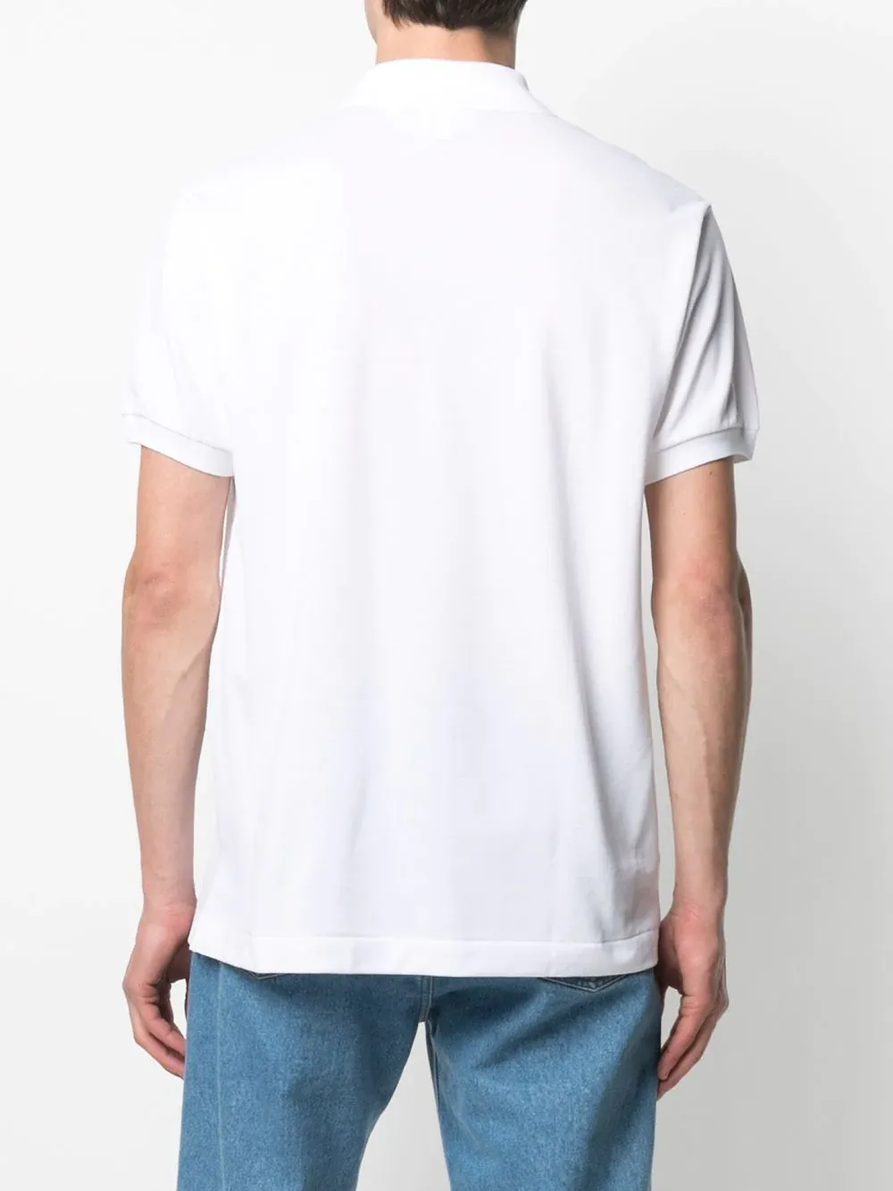 Logo-Patch Cotton Polo Shirt