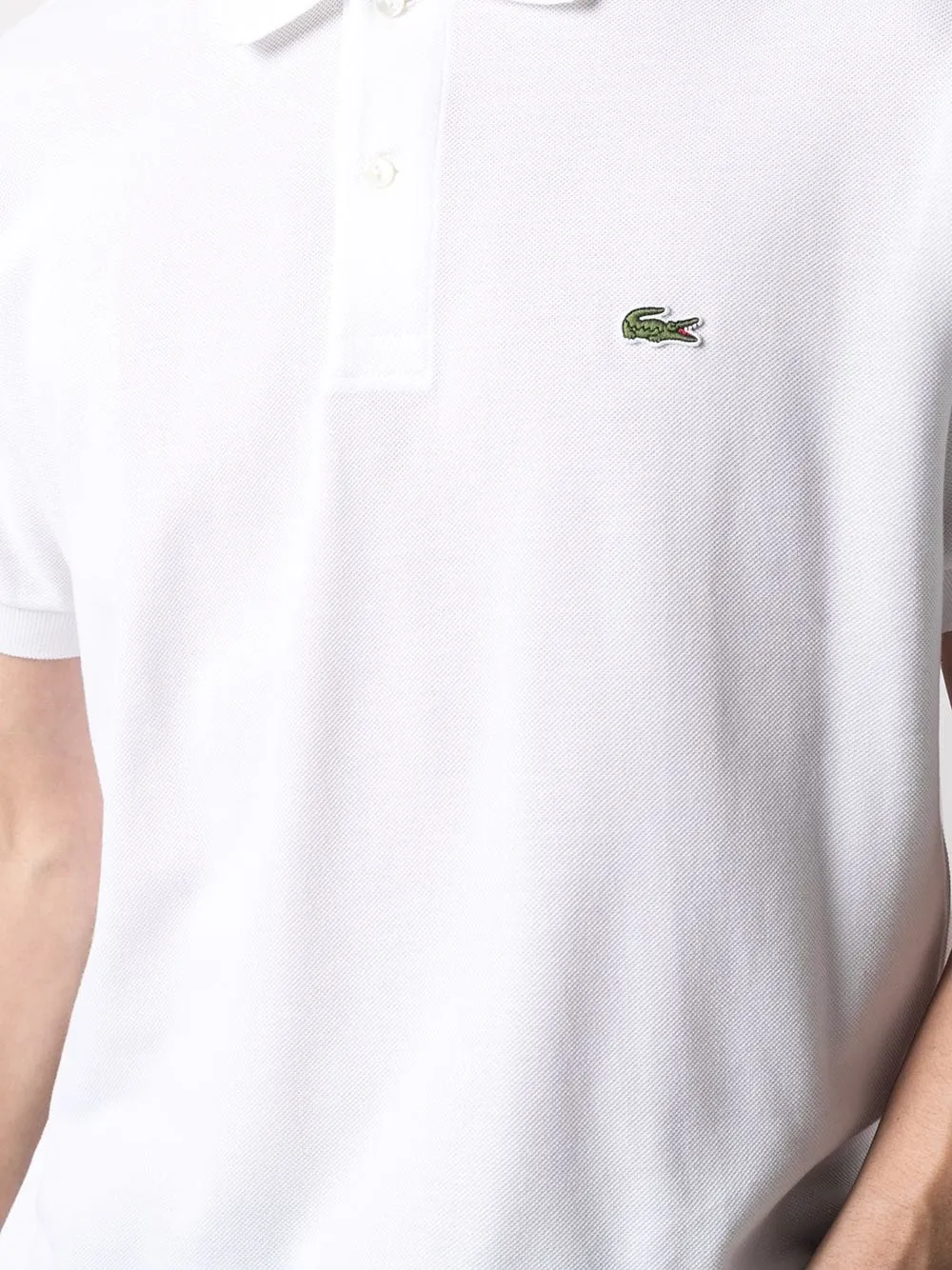 Logo-Patch Cotton Polo Shirt