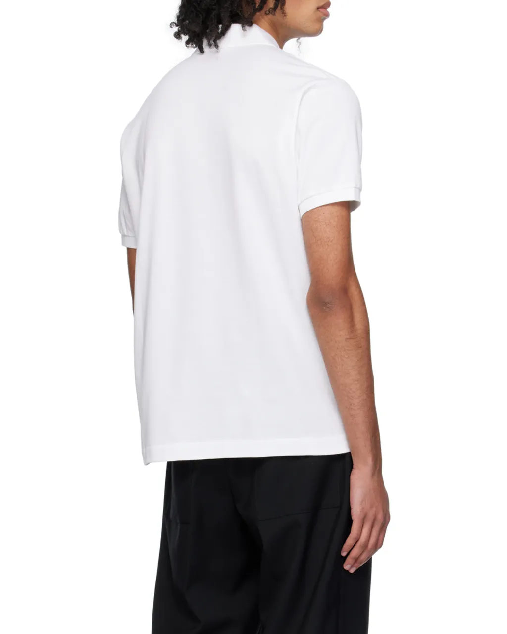 Logo-Patch Cotton Polo Shirt