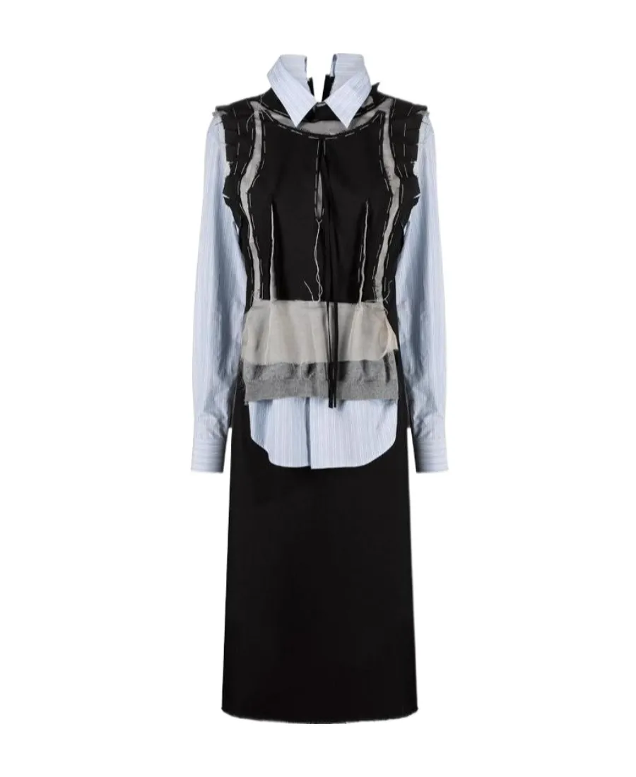 Multi-Panel Design Dress