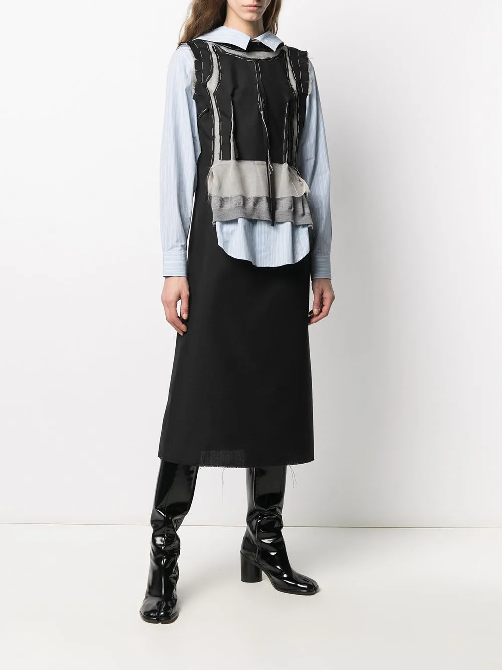 Multi-Panel Design Dress
