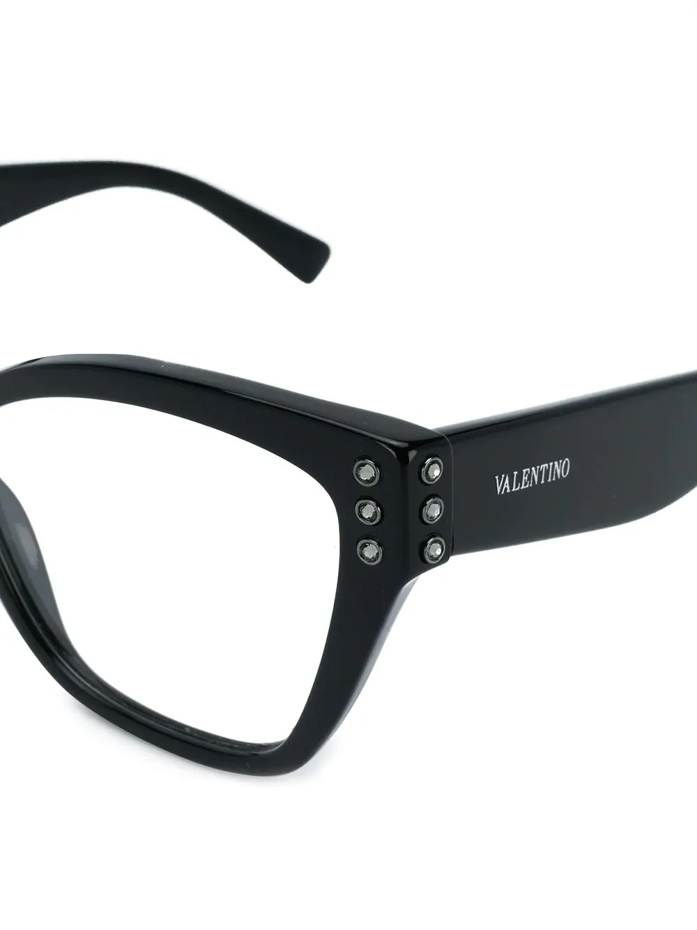 Rhinestone Embellished Glasses
