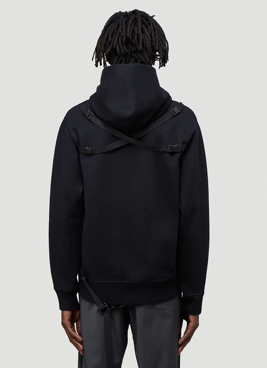 Strap-Detail Hoodie