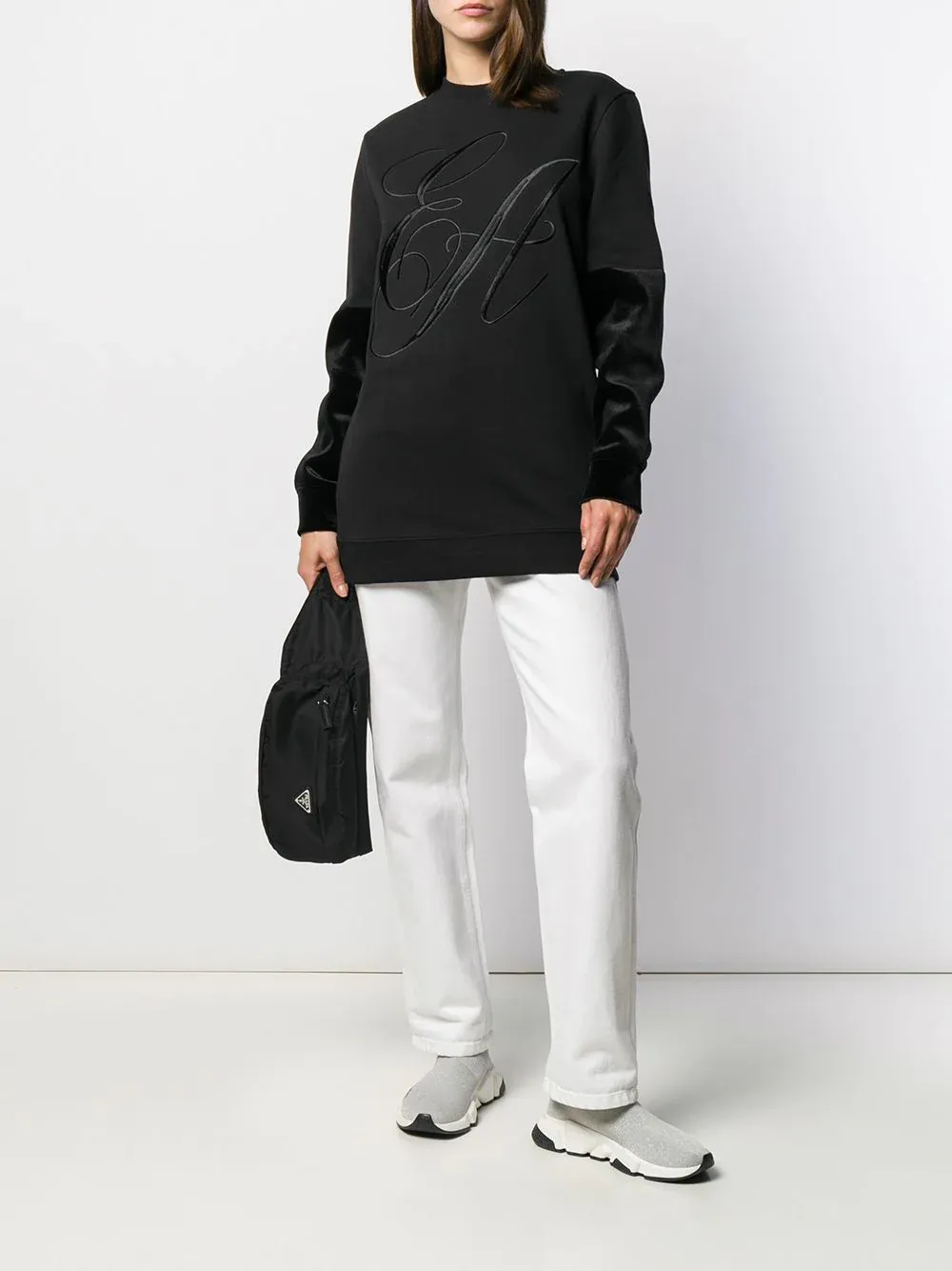 Round Collar Long Sleeve Sweater