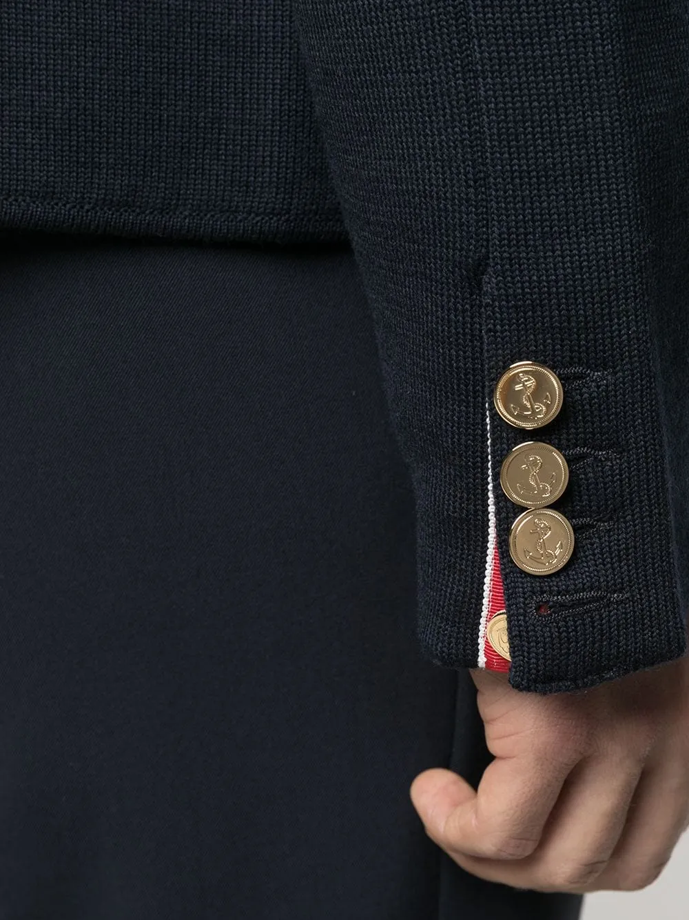 4-Bar Knit Blazer