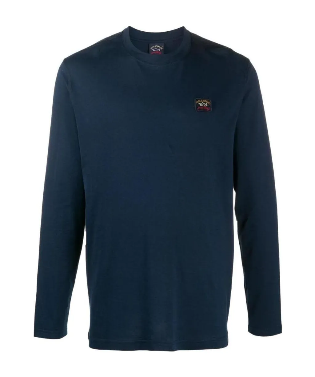 Logo Patch Long-Sleeve Top