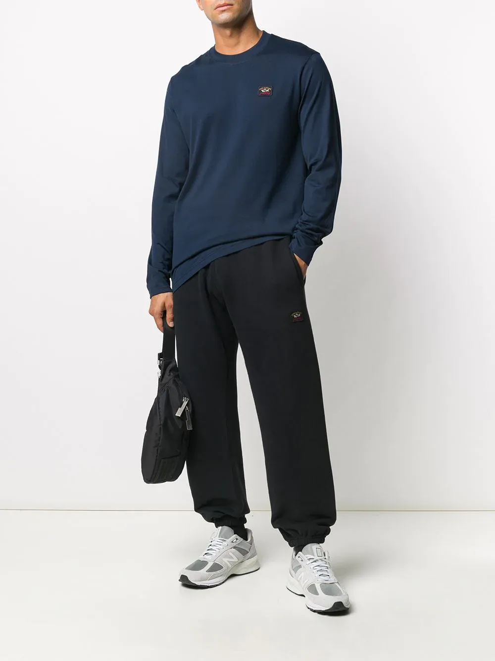 Logo Patch Long-Sleeve Top