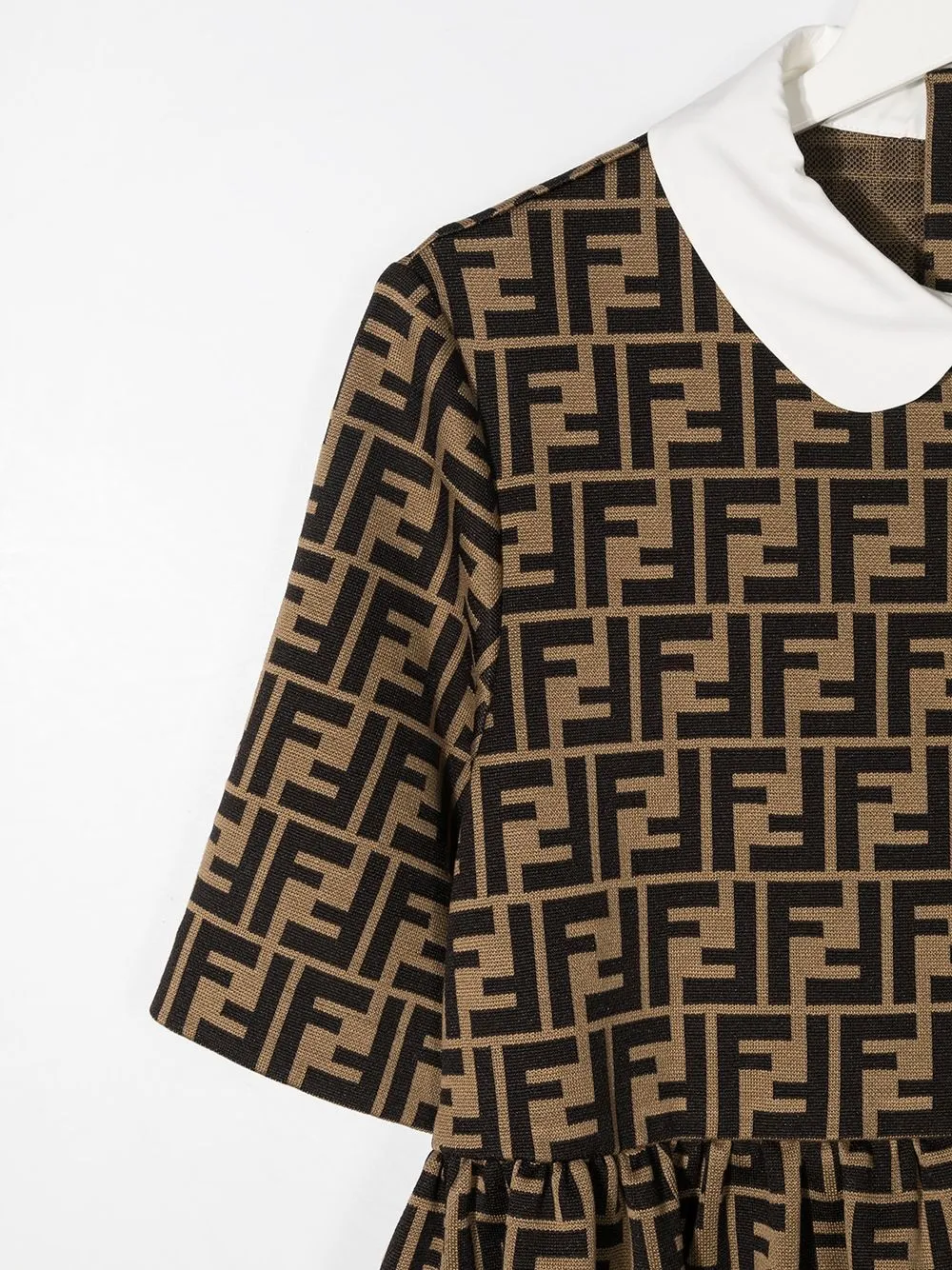 Fendi Kids Ff Motif Short-Sleeved Dress