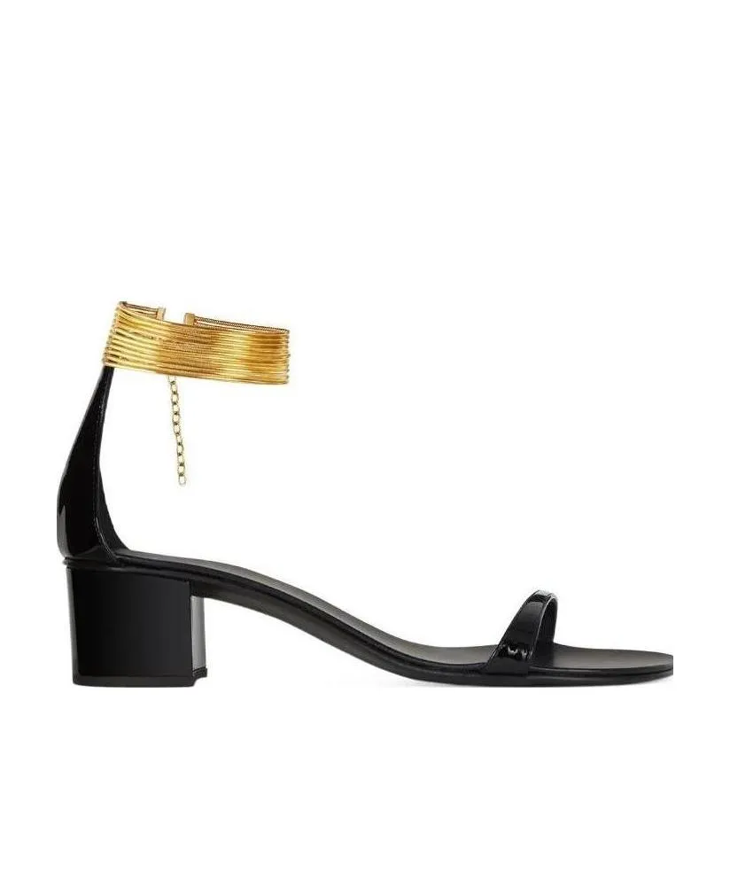 Multi Wire Ankle Strap Sandals