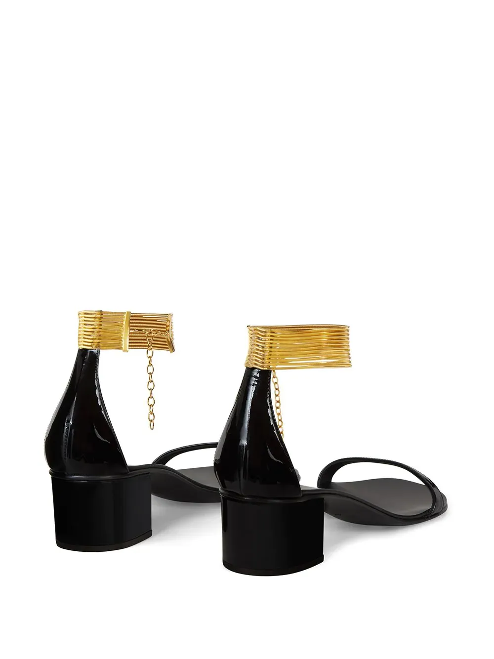 Multi Wire Ankle Strap Sandals