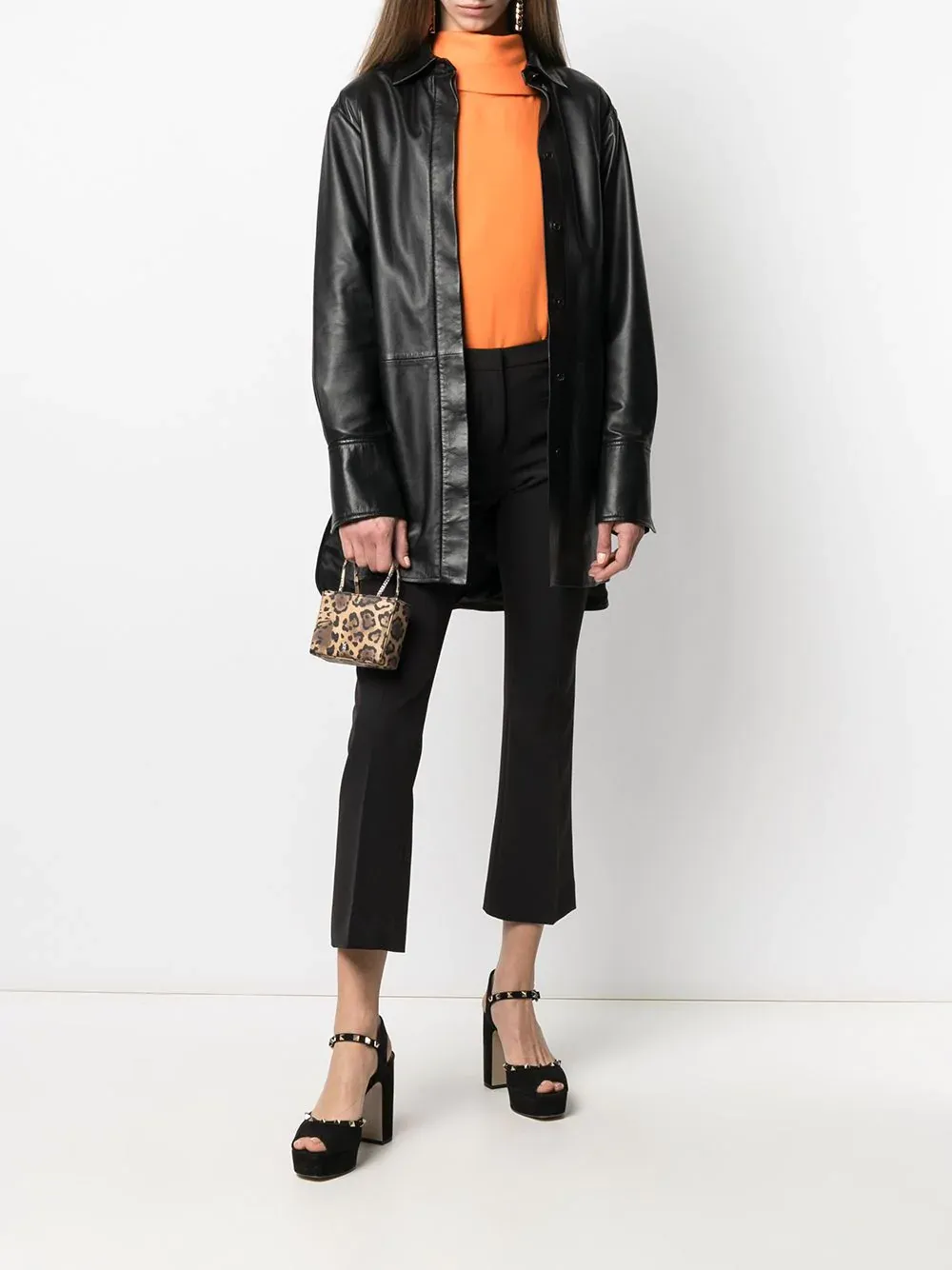 Pt Torino Mid-Rise Flared Trousers