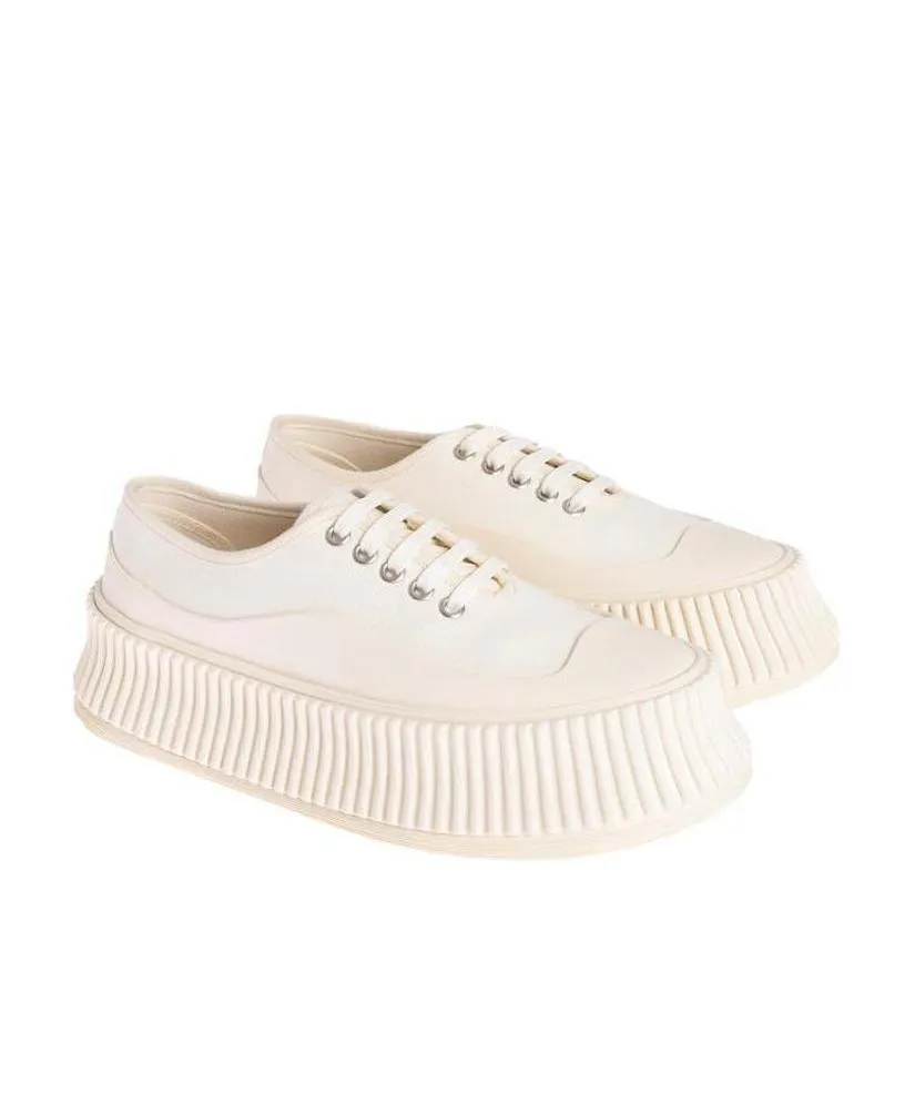Jil Sander Platform Lace-Up Sneakers