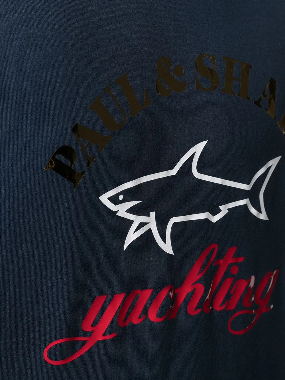 Shark Logo-Embroidered T-Shirt