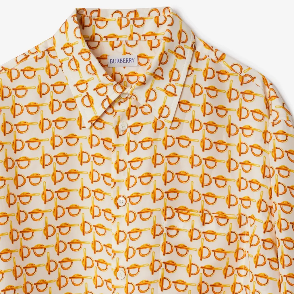 Burberry B Pattern Long-Sleeved Shirt