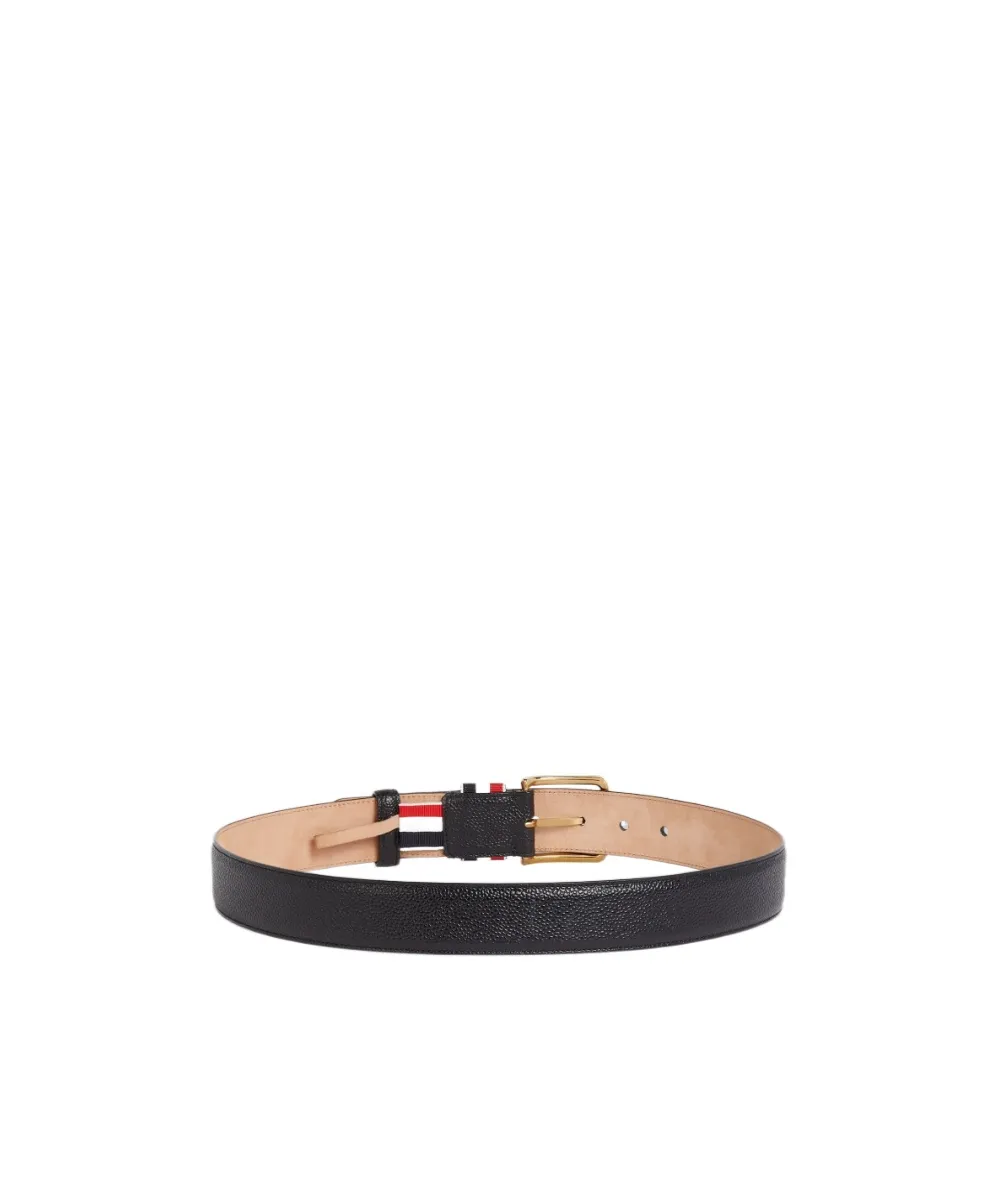 Thom Browne Striped Buckle Belt
