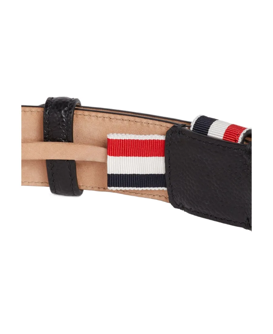 Thom Browne Striped Buckle Belt