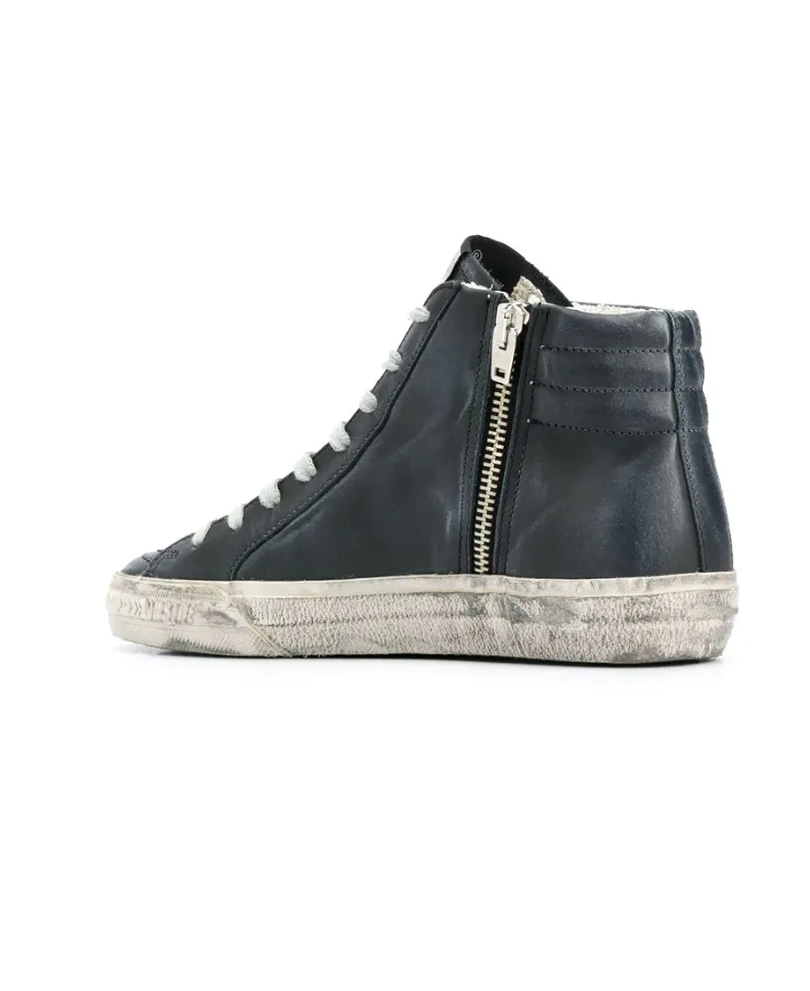 Golden Goose Deluxe Brand Distressed High-Top Sneakers